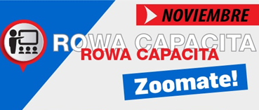 Capacitaciones ZOOMATE - Cronograma Noviembre